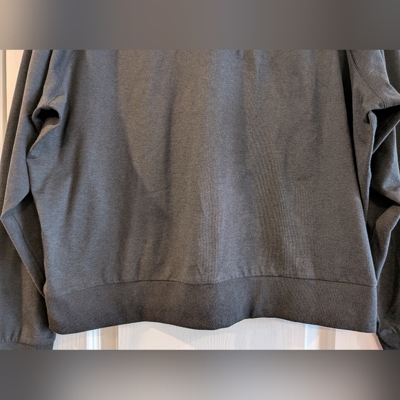 Vuori Daydream Crew Long Sleeve Shirt Black Heather Size L Athleisure Minimalist - Picture 13 of 15